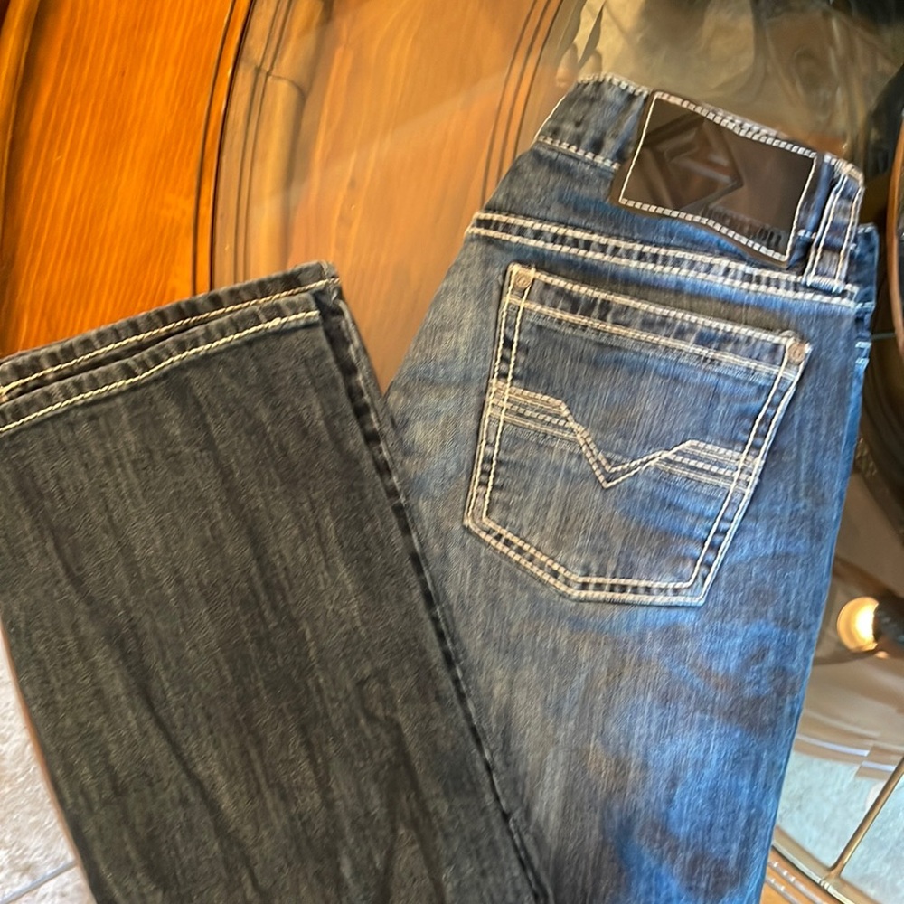 Men’s Rock & Roll Denim jeans size 32 x 36 pistol straight